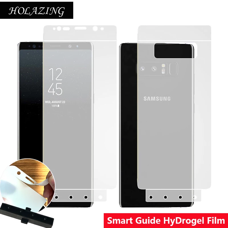 

Smart Guide Tool Soft AUTO Fixed Hydrogel Film Full Cover Screen Protector for Samsung Galaxy Note 8 Optional Front & Back