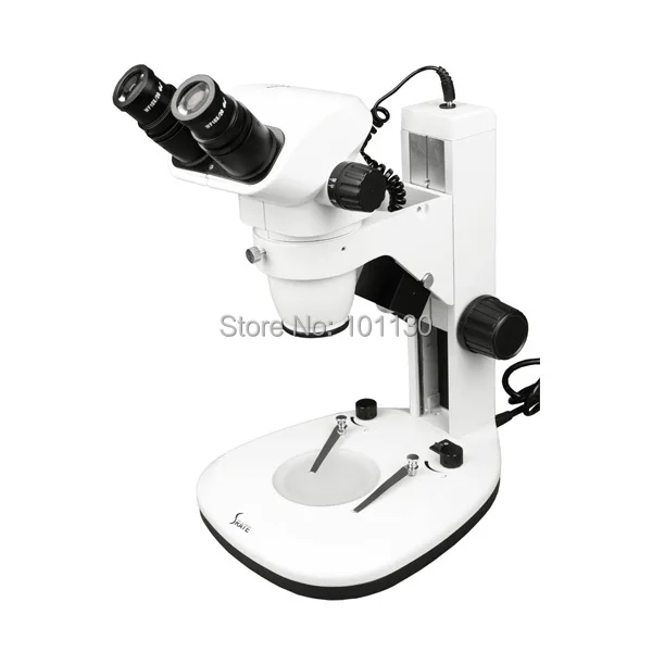 

TXB3-D7 6.7X-45X Binocular Zoom Stereo Microscope with Vertical Sector Base Reflected and transmitted LED illumination