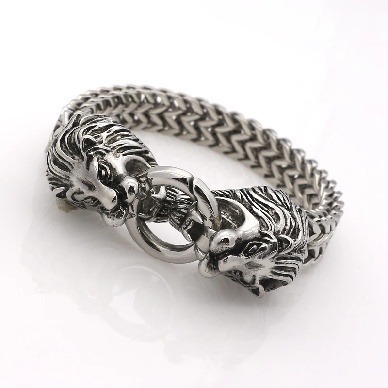 Lion Lava Stone Bracelet