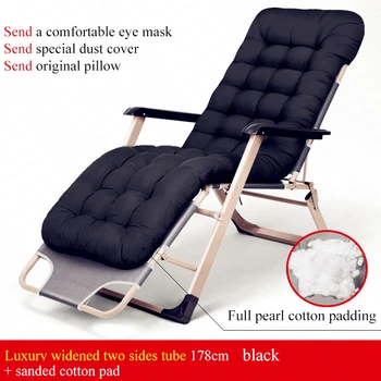 

Zero Gravity Office Nap Chair Bed Outdoor Lounge Patio Chairs Beach Chair with Pillow 8 Gear Portable Folding Lounge Chair
