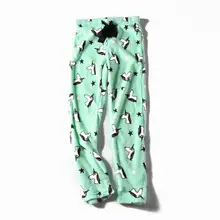 Женские штаны, зимние фланелевые повседневные мягкие теплые плюшевые брюки, женские штаны для сна, длинные штаны для сна