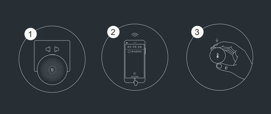 Xiao mi Aqara датчик температуры Hu mi dity устройство для умного дома давление воздуха работает с Android IOS mi управление приложением Home