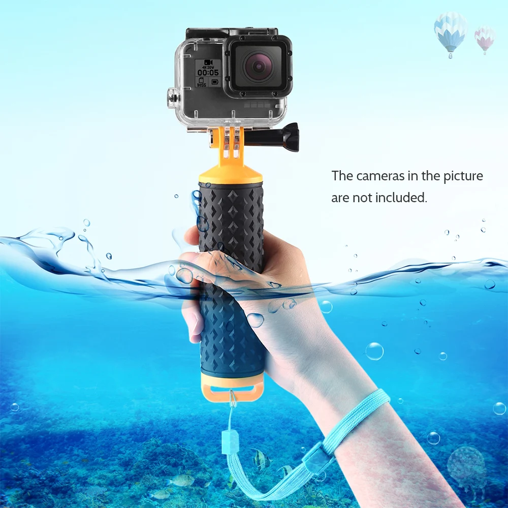 Водонепроницаемая плавающая ручка PULUZ для GoPro Camera Hero 7 Session 6 5 4 3 + 2 Аксессуары