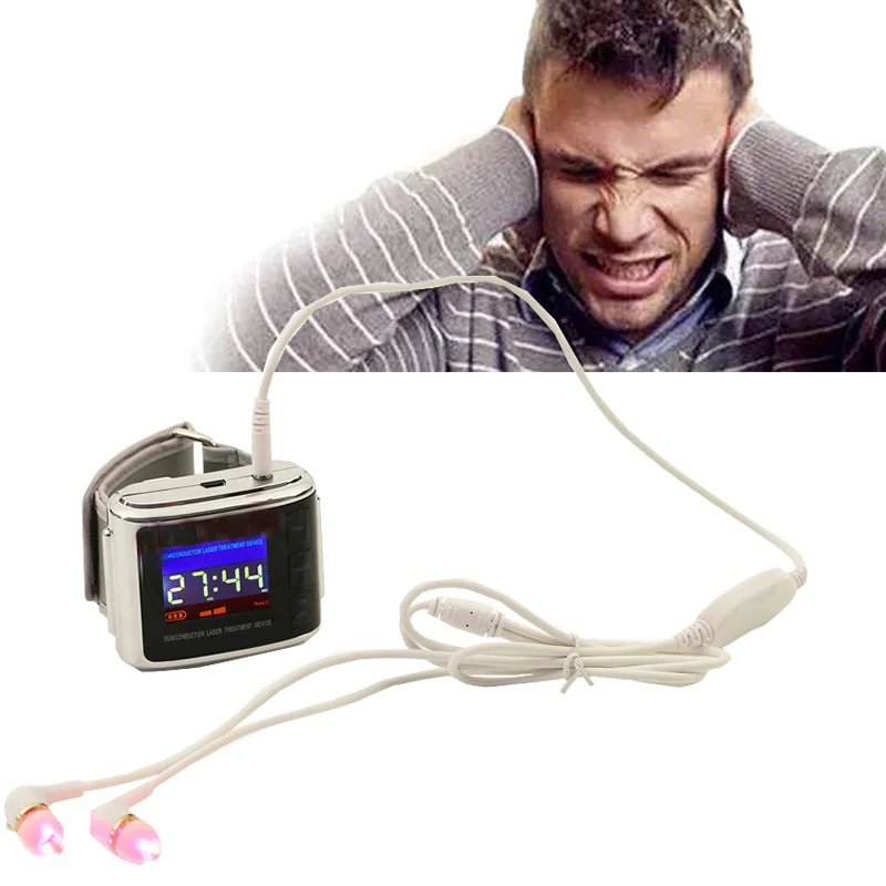 Laser Acupuncture Allergic Rhinitis Therapy Laser Watch Hearing Aids Tinnitus Cure Diabetes Bracelet Sugar Balance Watch Laser