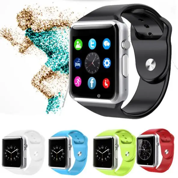 Slimy A1 Bluetooth Smart Watch Wristwatch Sports Pedometer