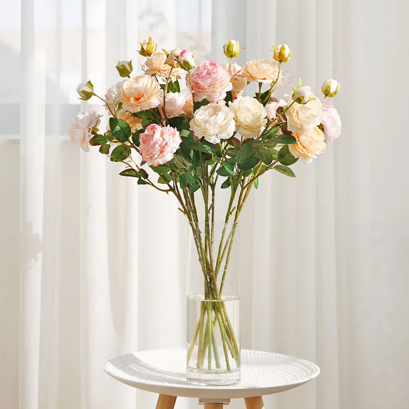 искусственные цветы pivoines artificielles pour la decoration Имитация пиона искусственное