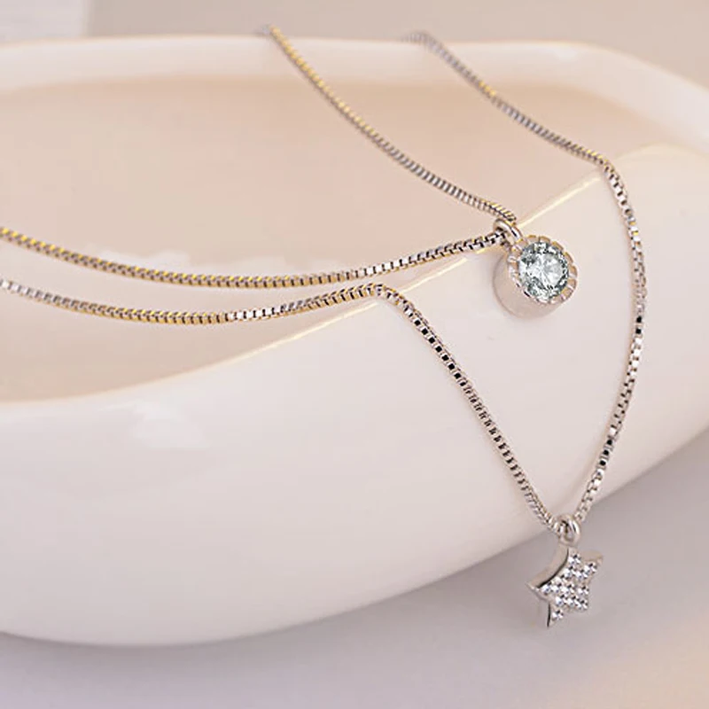 925 sterling silver women necklaces jewelry (5)