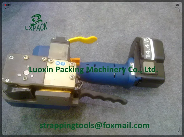 

LX-PACK Battery Powered Hand Tool,Electrical Strapping Tools, Battery Packaging Machine,Sealless Combination,Rechargeable Packer