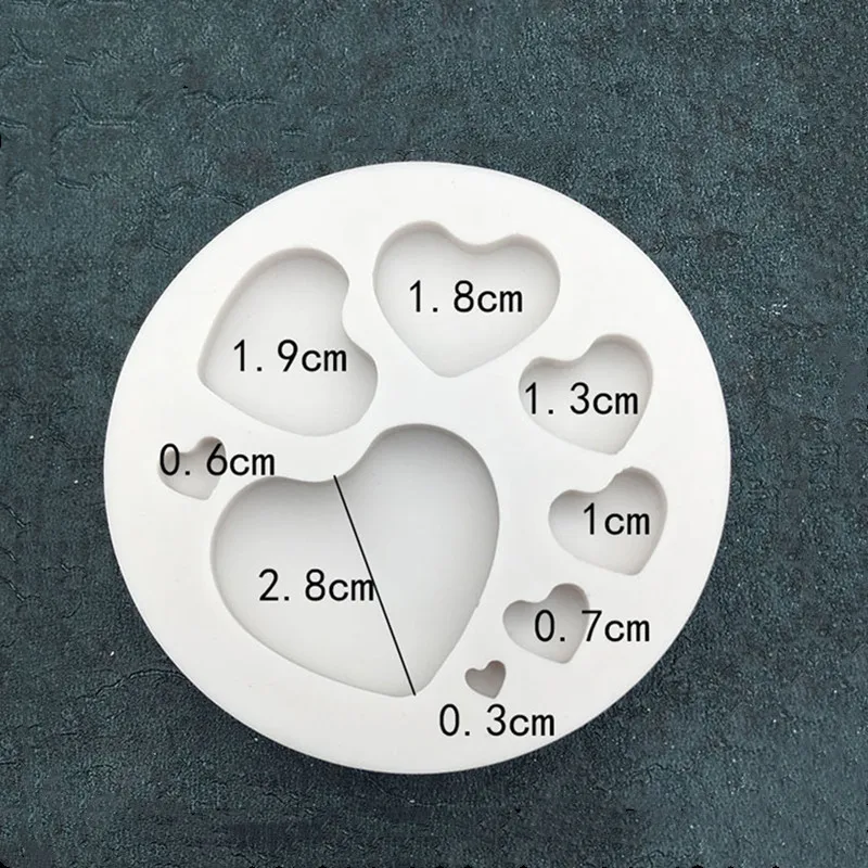 Различные формы в форме сердца, силиконовая форма для выпечки, силиконовая форма для выпечки мыла, печенья, помадки, инструменты для тортов кондитерские изделия, украшения