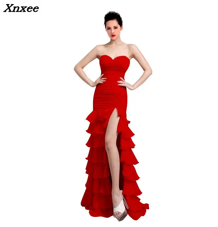 

2018 Strapless Summer Tiered Dress Vistidos Maxi Dresses Women Elegant Slim Long Dress For Evening Party Prom Plus Size Vestidos