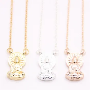 

2018 Buddhist elements pendant necklace figure of Buddha pendant necklace designed for women