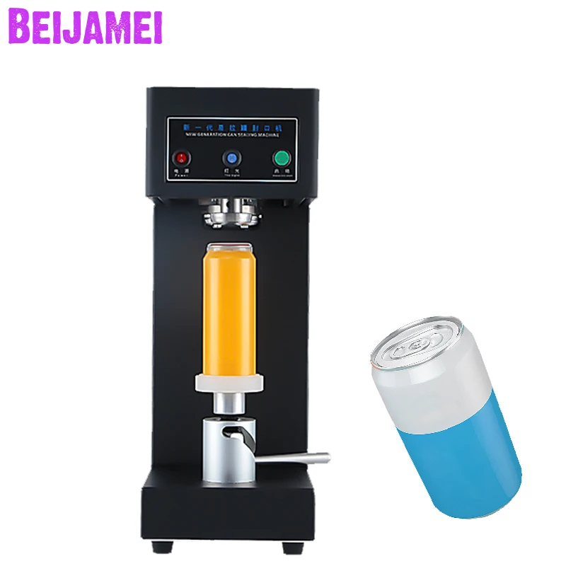 BEIJAMEI Commercial cans sealer machine milk tea coffee drink bottle sealing cup Beverage cans seamer BEIJAMEI Commercial cans sealer machine milk tea coffee drink bottle sealing cup Beverage cans seamer