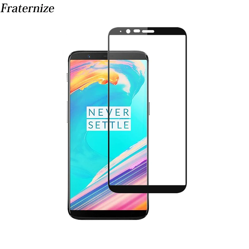 Oneplus 5 طن زجاج الشاشة حامي السينمائي الزجاج المقسى ل واحد زائد 5 طن A5010 1 + حماية الشاشة 5 طن التغطية الكاملة الزجاج حالة