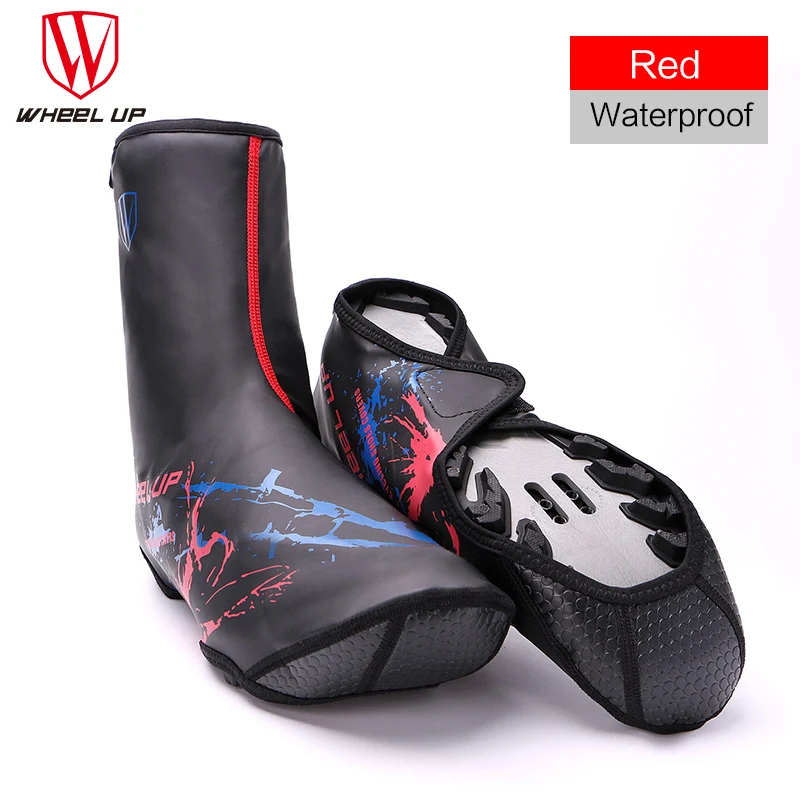 Thermal Fleece Winter Cycling Shoe Covers Bike Overshoes MTB Bicycle
