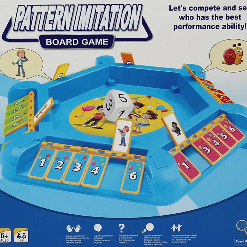 Узор Имитация доски игра семья родитель-ребенок познания игра