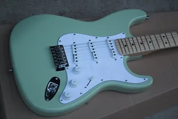 

2019 New Factory Custom Green Maple Fingerboard Alder Body Standard Electric Guitar Chrome Hardware