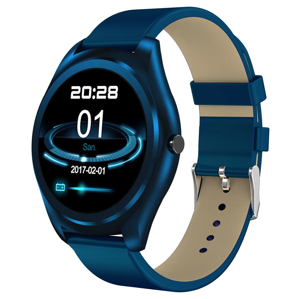 Newwear N3 Pro Smart Watch 1.3 Inch MTK2502 HD Slim Bluetooth Smartwatch Heart Rate Monitor Fitness Tracker For Android IOS