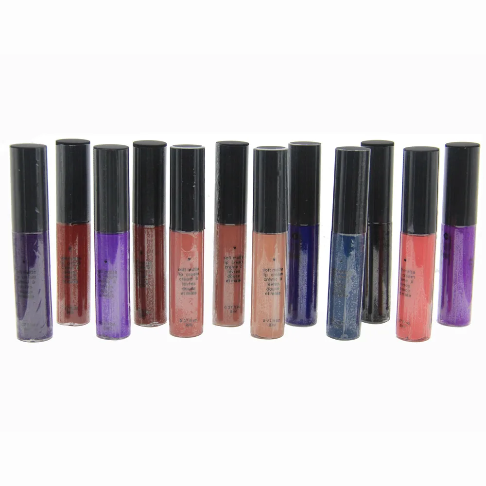 Makeup Cosmetics Nude Velvet Soft Lip Cream Matte Liquid Lipstick Waterproof Smooth Matt Lip Gloss Lips Beauty Make up Lipgloss