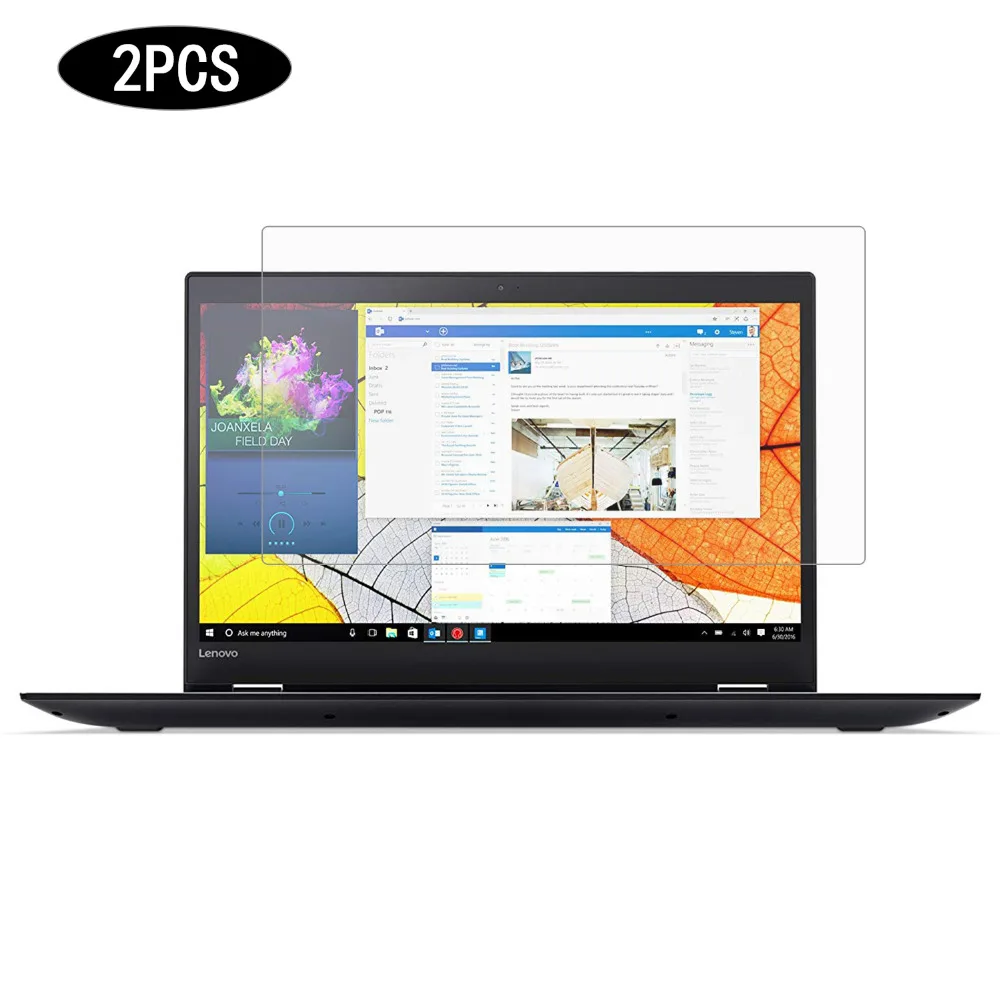 YOUPECK Universal HD Crystal Clear LCD Guard film Laptop Screen Protector for Lenovo Flex 5 15.6