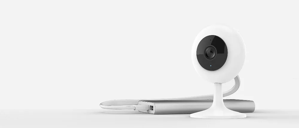 Xiaomi Mijia Xiaobai IP Камера 720 P Wi-Fi P2P двухканальную аудиосвязь ИК 9 m домашняя охранная камера; sd-карта слот Видеоняни и радионяни xiaofang Dafang