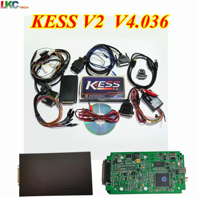 

2019 Newest KESS V2 V2.32 FW V4.036 KESS V2 OBD2 Tuning Kit No Token Limitation ECU Chip Tuning Tool KESS V2.32 Master Version