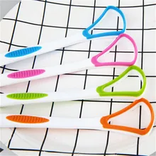 1 шт., полезный скребок для языка, безопасное покрытие, очиститель, гигиена полости рта, уход, удаление грязи на языке, неприятный запах воздуха