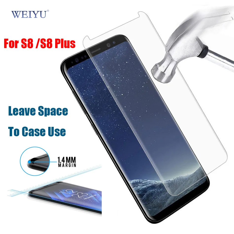 bilder für Weiyu 30 teile/los dhl für samsung galaxy s8/s8 plus 3d hartglas displayschutzfolie fall freundliche nicht volle deckung bilder für Weiyu 30 teile/los dhl für samsung galaxy s8/s8 plus 3d hartglas displayschutzfolie fall freundliche nicht volle deckung