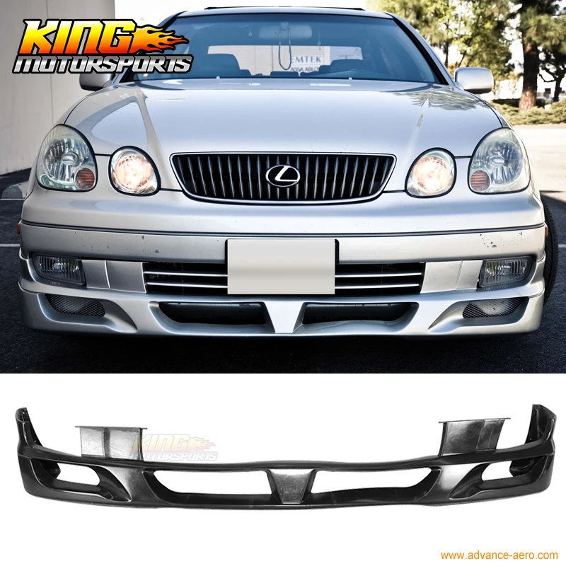 

Front Bumper Lip Spoiler Bodykit Fit 98-05 Lexus GS300 GS400 VIP Style