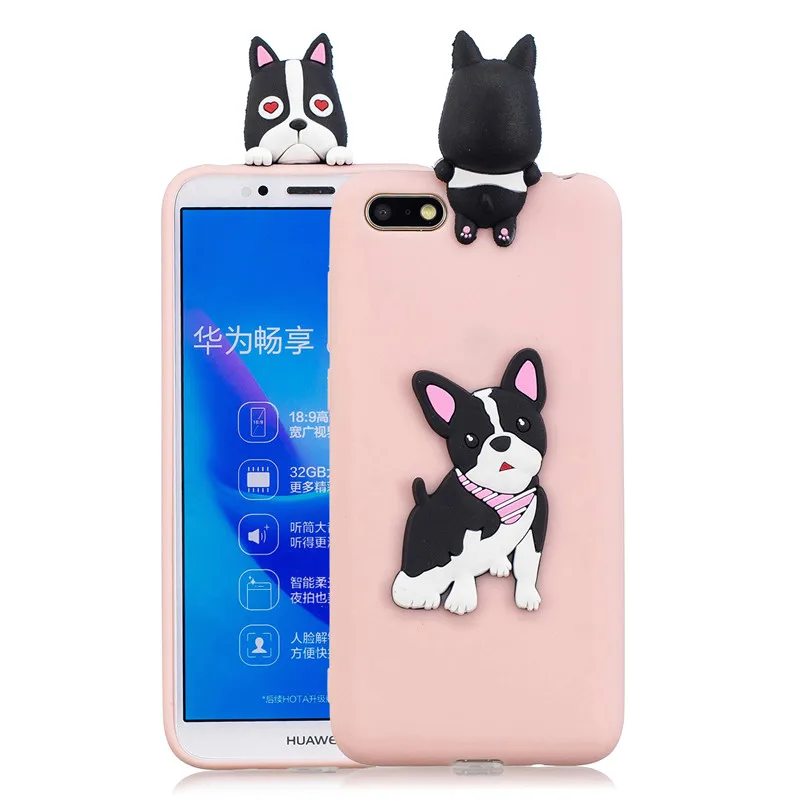 Мягкий Силиконовый ТПУ чехол 3D для Huawei Honor 7A русская версия 5 45 дюйма чехлы