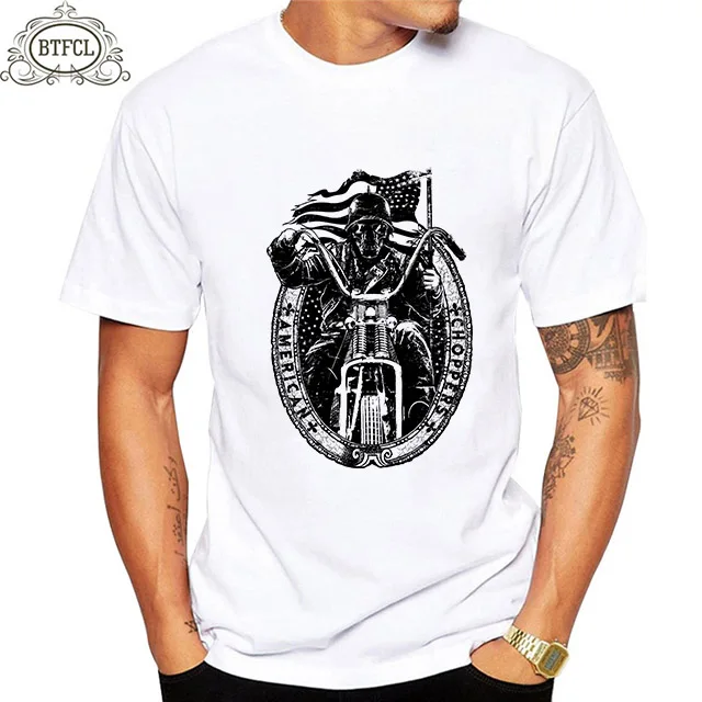 

BTFCL Summer Men T Shirt Short Sleeved Male Retro Style Printed Casual Tees Oversized T Shirt Hip Hop Punk Style