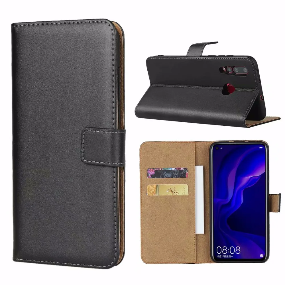 Folio Stands Genuine Leather Phone Case Soft Cover For Galaxy A6 A6+ A8 A8+ J7 J4 J6 J2 Pro J3 J8 A7 A9 (2018) A30 A50 M20 M30 | Мобильные