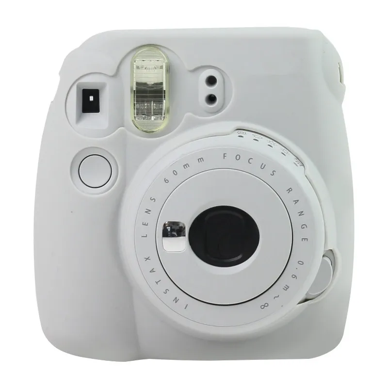 HEONYIRRY для Fuji Fujifilm Instax Mini 9 Mini 8 8+ чехол для камеры классический фосфоресцирующий мгновенный чехол для крышки корпуса - Цвет: Smoky White