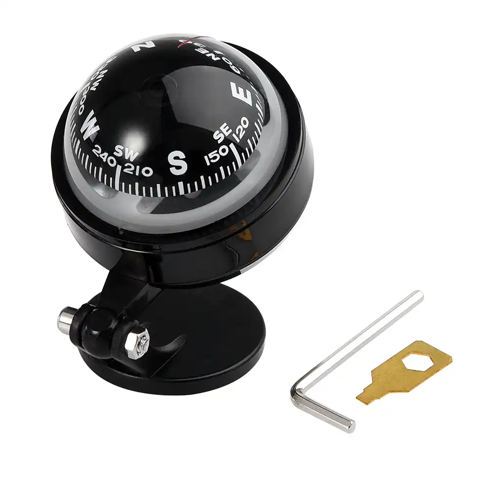 Goquik Boussole Voiture Tableau de Bord for Voiture Bateau Ornement Camion Accessoires for lext/érieur Cyclisme Direction Guide de pointage Navigation