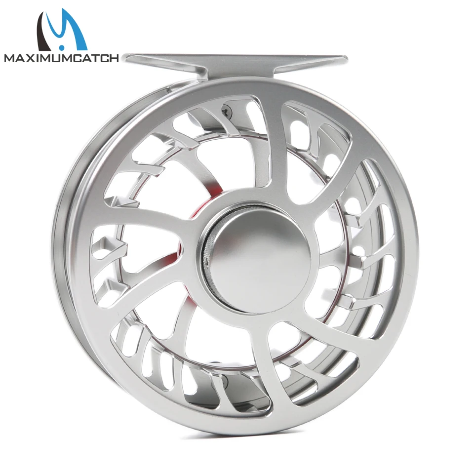 Carretel de Pesca Maximumcatch Semi-impermeável Super Leve Voar Cnc Máquina Corte T6061 Alumínio Carretel 3-12wt 17 Cheap Carretilhas de pesca