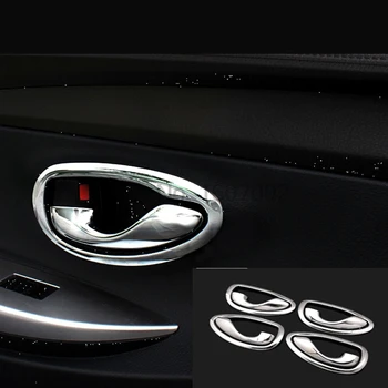 

For Toyota Yaris XP150 5dr Hatchback 2014 2015 8pcs Chrome Car Interior Door Handles Cover Trims Covers Protector Accessories