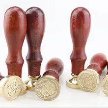 Настроить логотип персонализированные изображения пользовательские воск уплотнения печать свадебные приглашения Ретро Уплотнение stamp