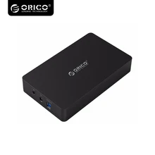 ORICO 3.5 inch Hard disk box Sata 3.0 to USB 3.0 HDD Case Tool Free Support UASP Protocols Hard Drive Enclosure 3569S3-EU-BK