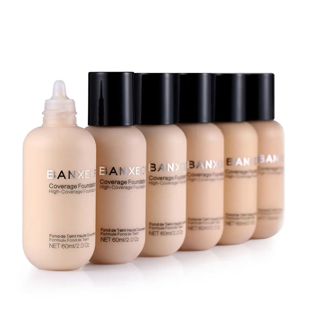 

60ml Makeup Matte Long Lasting Concealer Foundation Makeup Product Liquid Natural Cream Resommend