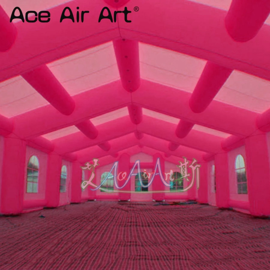  good price new style orange big Inflatable house/inflatable wedding tent made in China