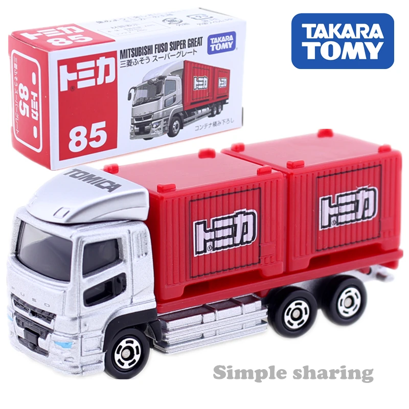 Takara Tomy Tomica No 85 Mitsubishi Fuso Super Besar Diecast Mobil Mainan Hot Pop Truk Model Kit Koleksi Lucu Sihir Boneka Diecasts Toy Kendaraan Aliexpress