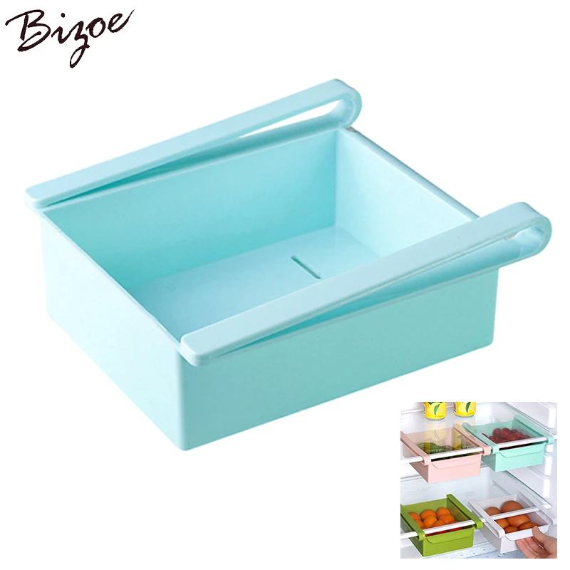 

2PCS Mutifunctional Pulling Type Refrigerator Storage Box Kitchen Accessories Space-saving Cans Creative