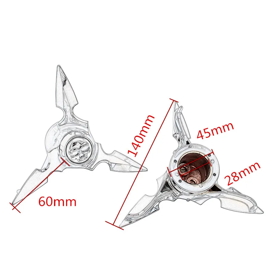 Хромированный череп крученое лезвие спиннинг передняя ось крышка гайки Крышка для Harley Sportster XL 1200 883 Dyna 2008-2013 Softail v-стержень на заказ