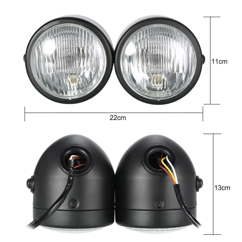 H4 12V 35W 4 дюймовая Гибкая мотоциклетная двойная Фара передняя фара крутая