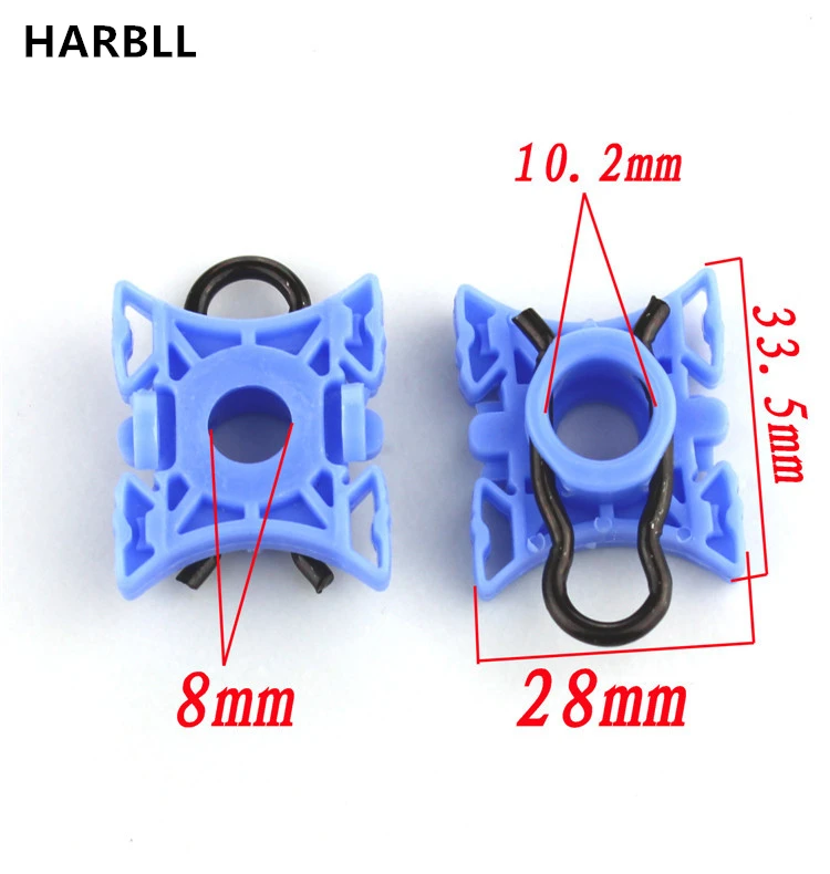 

HARBLL 8PCS For BMW Volvo s80 xc90 s60 s40 Plastic Fastener For Glass Lifter Slide Clamp