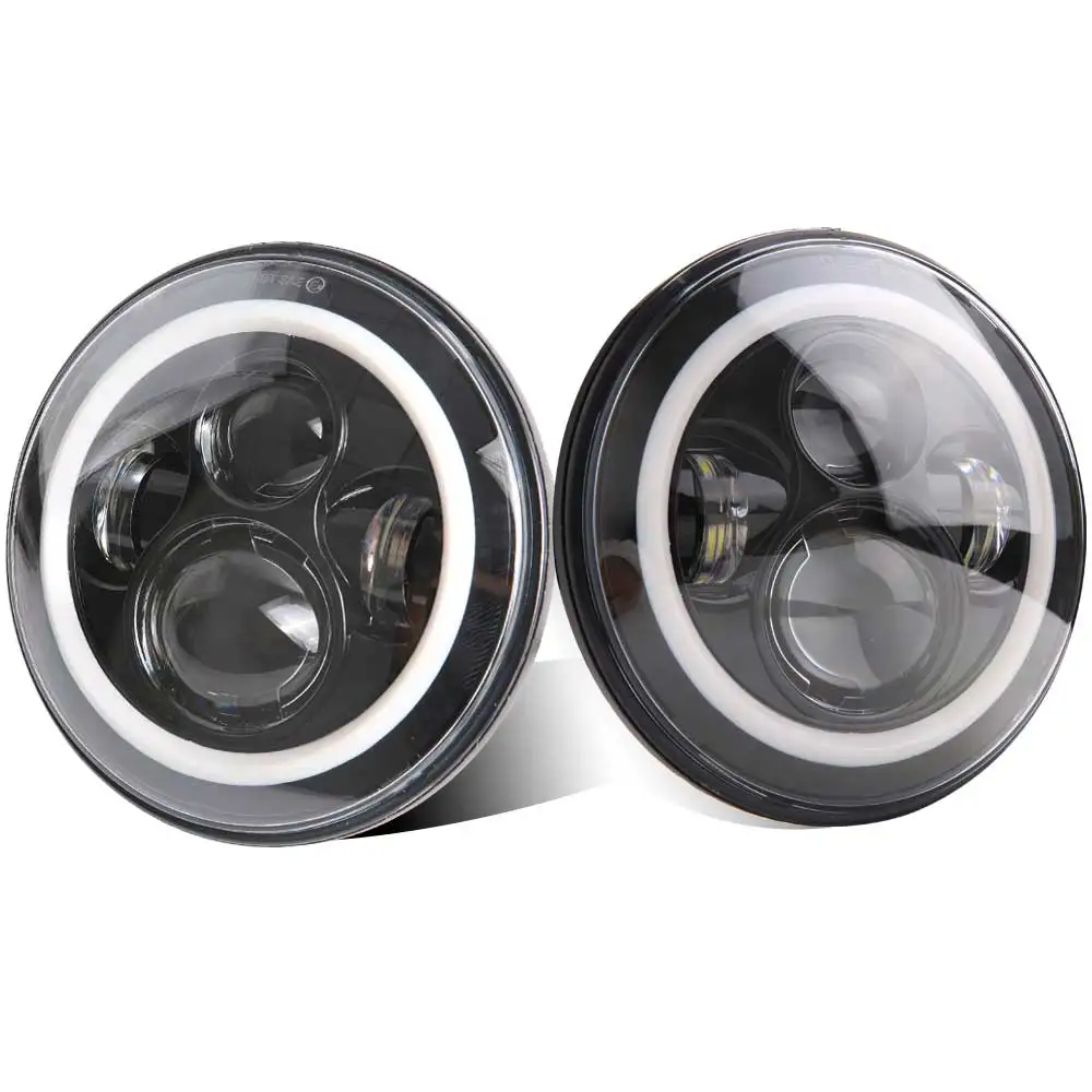 Baratos 2 paquetes de faros Halo LED de 7 \