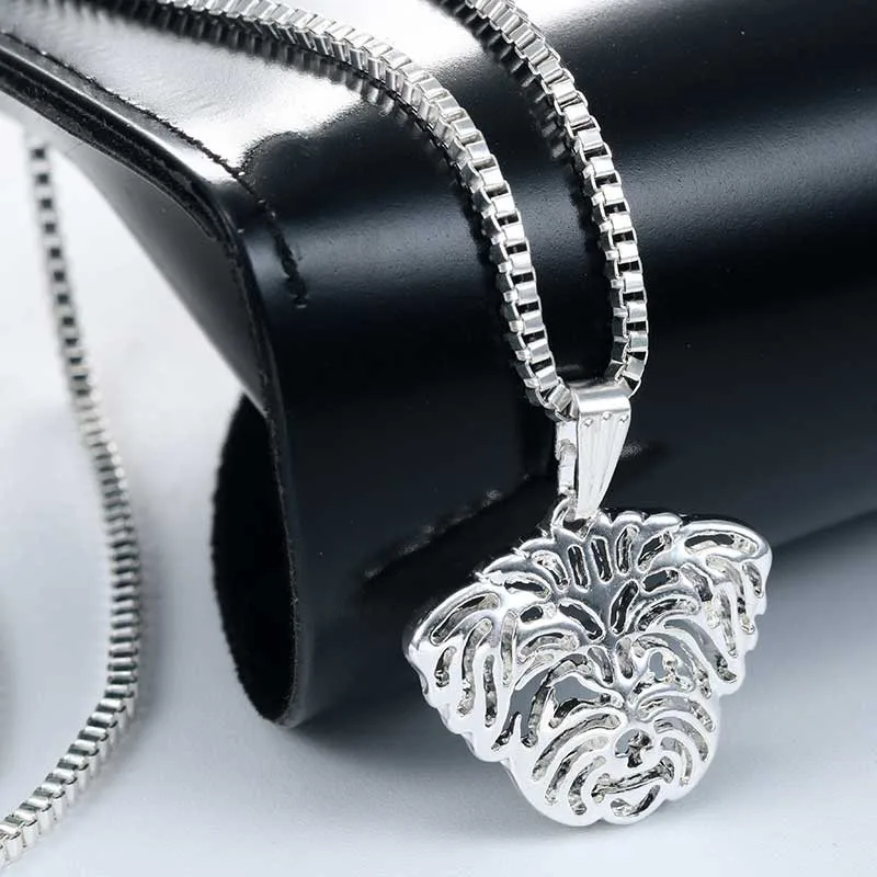 Новое поступление позолоченный серебряный Йоркширский кулон в форме терьера ожерелья для любителей собак Мальтийская собака ожерелья для женщин ювелирные изделия
