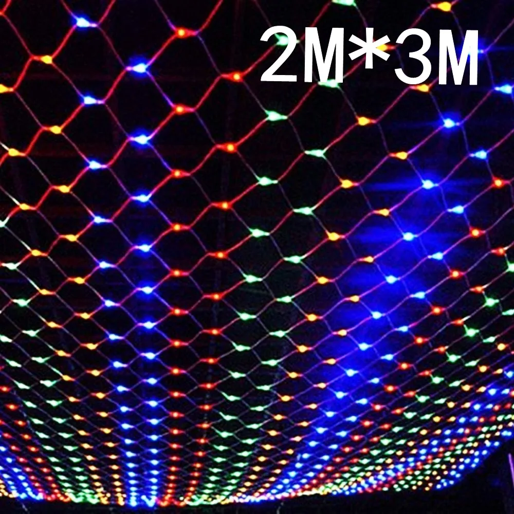 2mx3m 204 font b Led b font 8 modes 220V super bright net mesh font b