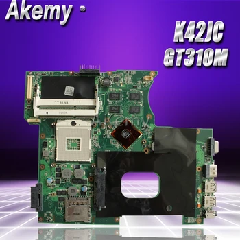 

Akemy K42JC Laptop motherboard For Asus K42JC K42J A42J K42J X42j A40J K42 Test original mainboard GT310M