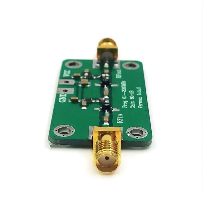 

NEW 0.1-2000MHz Gain 60dB RF Broadband Amplifier Module LNA Board LNA 0.1~2GHZ