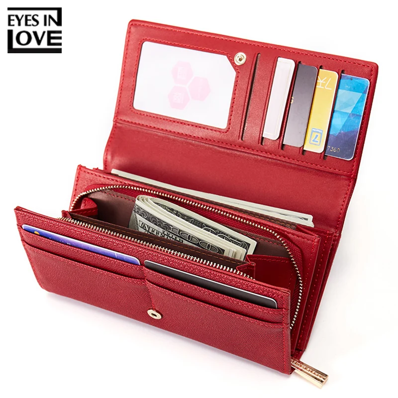 

Brand Designer Wallet Female PU Leather Wallet Top Quality Women Wallets Long Coin Purse Card Holders High Capacity Carteras NEW